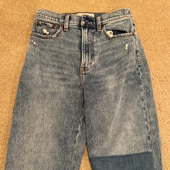 Abercrombie Ankle straight Ultra high rise sz 27 NWOT - Picture 2 of 5